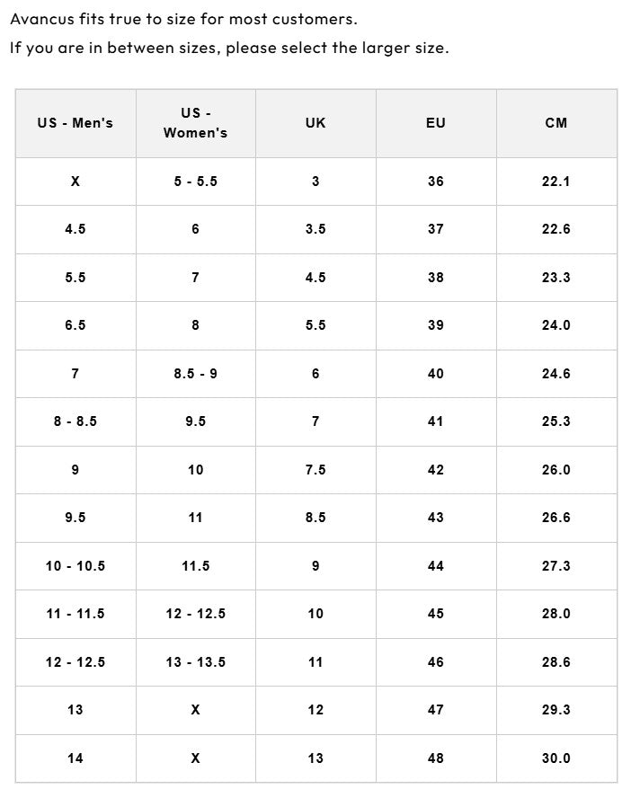 Avancus_Singapore_Malaysia_Updated_Sizing_Guide_2025