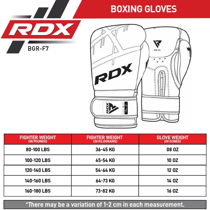 RDX_F7_Ego_Boxing_Gloves_Singapore_Size_Guide