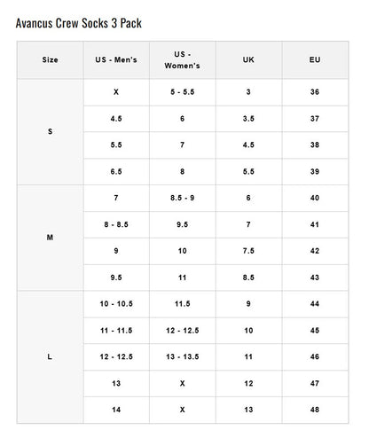 Avancus_Singapore_Crew_Socks_3_Pack_Size_Guide_Product