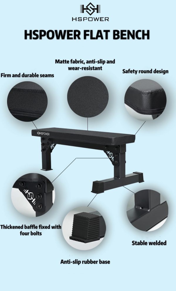 Hansu Power Flat Bench