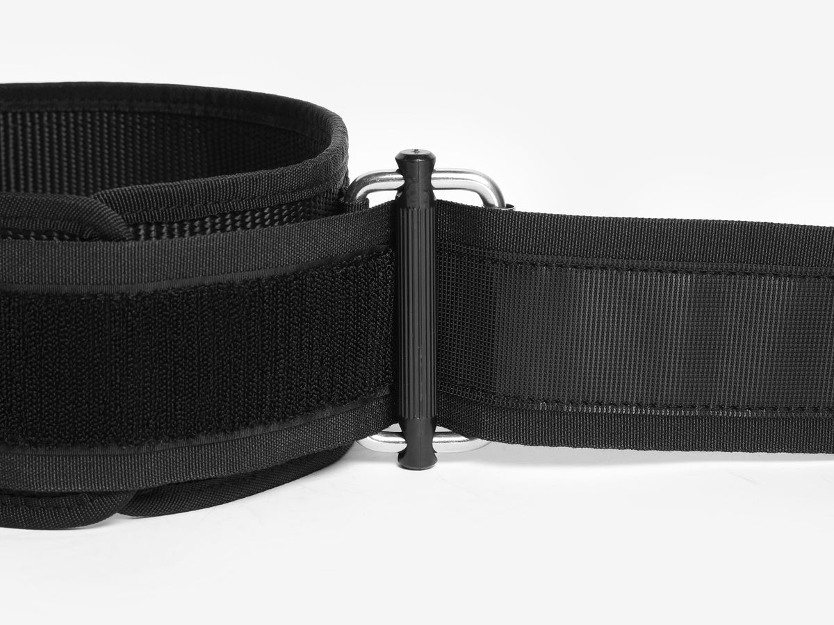 LUXIAOJUN AT100 Weightlifting Belt Black