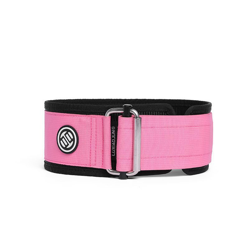 LUXIAOJUN_Singapore_AT100_Weightlifting_Belt_Pink