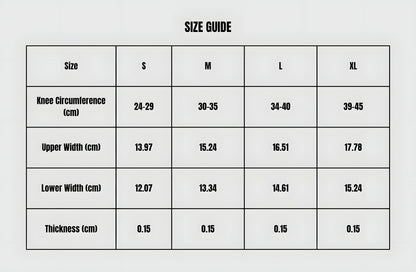 LUXIAOJUN_Singapore_C81_Knee_Sleeves_Size_Guide