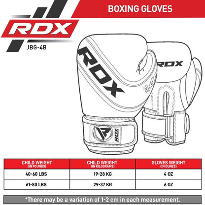 RDX_4B_Robo_Kids_Boxing_Gloves_Singapore_Size_Guide