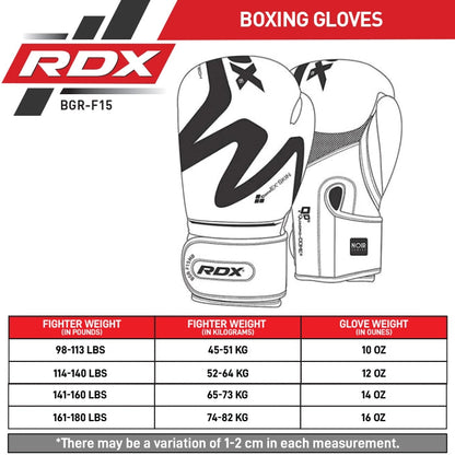 RDX_F15_Noir_Boxing_Gloves_Singapore_Black_Size_Guide