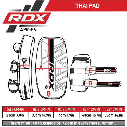 RDX F6 KARA Thai Pad Black